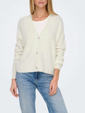 Only Cardigan Onlella Piumo Donna 15259564 Cloud Dancer - Bianco