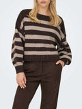 Only Pullover Donna 15259682 Seal Brown - Marrone