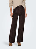 Only Pantalone Straight Onlhope Global Donna 15263179 Black Coffee - Marrone