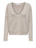 Only Pullover Donna 15267426 Pumice Stone W. Melange - Beige