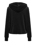 Only Felpa Zip Donna 15299670 Black - Nero