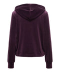 Only Felpa Zip Donna 15299670 Plum Perfect - Bordeaux