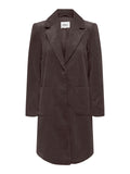 Only Cappotto Onlastrid Cordoroy Donna 15307294 Coffee Bean - Marrone