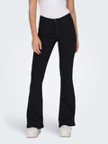 Only Jeans a Zampa Onlreese Donna 15309845 Black Denim - Nero