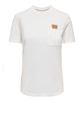 Only T-shirt Onlteresa Donna 15316954 Cloud Dancer - Bianco