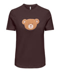 Only T-shirt Onlteresa Donna 15316954 Coffee Bean - Marrone