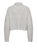 Only Pullover Donna 15321177 Light Grey Melange - Grigio