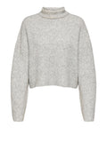 Only Pullover Donna 15321177 Light Grey Melange - Grigio