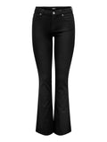 Only Jeans a Zampa Onlblush Mid Flared Donna 15324908 Black Denim - Nero