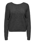 Only Pullover Donna 15329229 Dark Grey Melange - Grigio