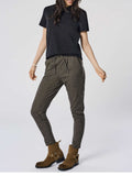 Only Pantalone Slim Donna 15329797 Walnut Black Houndstooth - Marrone