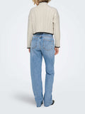 Only Pullover Donna 15329963 Pumice Stone W. Black - Avorio