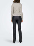 Only Maglia Donna 15331094 Pumice Stone Silver Glitter - Avorio