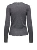 Only Maglia Donna 15331094 Black Silver Glitter - Nero