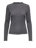 Only Maglia Donna 15331094 Black Silver Glitter - Nero