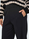 Only Pantalone Straight Onlpoptrash Donna 15341829 Black - Nero