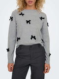 Only Pullover Onlnoelle Donna 15342560 Light Grey Melange - Grigio
