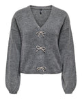 Only Pullover Onl Donna 15343634 Medium Grey Melange - Grigio