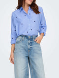 Only Camicia Casual Onlnew Lina Grace Donna 15344336 - Blu
