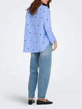 Only Camicia Casual Onlnew Lina Grace Donna 15344336 - Blu