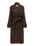 Only Cappotto Donna 15344734 Chocolate Brown - Marrone
