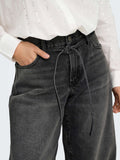 Only Jeans Straight Donna 15347094 Washed Black - Nero