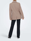 Only Cappotto Onlblake Peacoat Donna 15349215 Mocha Meringue - Beige