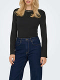 Only Pullover Donna 15350822 Black Silver Bling - Nero