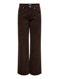 Only Pantalone Straight Onlmadison Donna 15355777 Chicory Coffee - Marrone