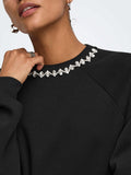 Only Felpa Onljett Donna 15355912 Black - Nero