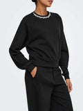 Only Felpa Onljett Donna 15355912 Black - Nero