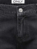 Only Jeans Wide Onlbrenda Donna 15358403 Washed Black - Nero