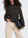 Only Pullover Donna 15366920 Coffee Bean - Marrone