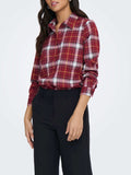 Only Camicia Casual Onlwren Check Donna 15368629 Multicolor - Multicolore