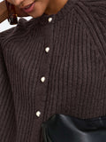 Only Cardigan Donna 15371056 Chocolate Brown - Marrone