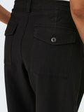 Only Pantalone Carrot Donna 15371522 Black - Nero