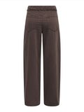 Only Pantalone Straight Onlgianna Silla Donna 15372521 Coffee Bean - Marrone
