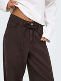 Only Pantalone Straight Onlgianna Silla Donna 15372521 Coffee Bean - Marrone