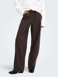 Only Pantalone Straight Onlgianna Silla Donna 15372521 Coffee Bean - Marrone