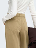 Only Pantalone Straight Onlgianna Silla Donna 15372521 Crockery - Beige