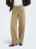 Only Pantalone Straight Onlgianna Silla Donna 15372521 Crockery - Beige