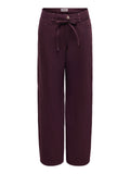 Only Pantalone Straight Onlgianna Silla Donna 15372521 Fudge - Bordeaux