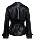 Only Giubbino di Pelle Donna 15373286 Black - Nero
