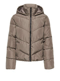 Only Giubbino Onlclair Puffer Donna 15373797 Walnut - Marrone