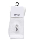 Only Calzini Donna 15374252 Cloud Dancer - Bianco