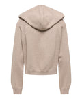 Only Felpa Cappuccio Donna 15374935 Mocha Meringue - Beige