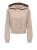 only felpa cappuccio donna 15374935 mocha meringue beige 164813869