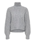 Only Pullover Donna 15375336 Medium Grey Melange - Grigio