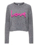 only pullover donna 15375416 dark grey melange grigio 164301672