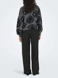 Only Pullover Donna 15375497 Dark Grey Melange - Grigio